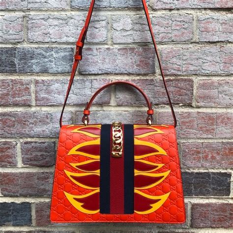 gucci fire flame bag|gucci tote bag.